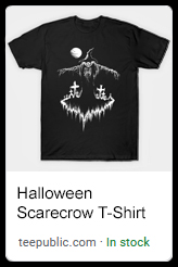 halloween scarecrow t-shirt