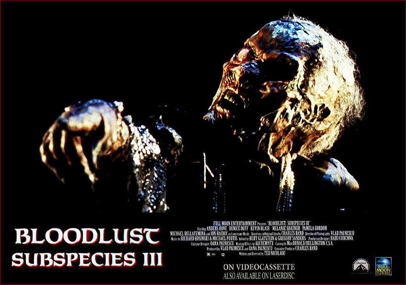 Bloodlust: Subspecies III